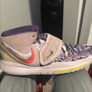 Nike Kids' Purple and Gray Sneakers